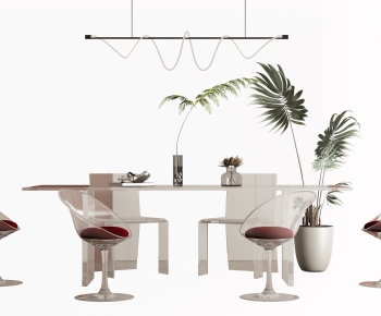 Modern Dining Table And Chairs-ID:987700948