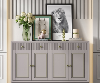 American Style Entrance Cabinet-ID:832675932
