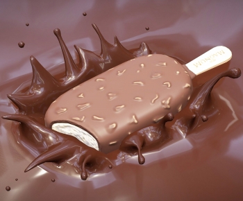 现代巧克力冰淇淋-ID:627051122
