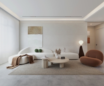 Wabi-sabi Style A Living Room-ID:488319481