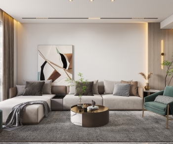 Modern A Living Room-ID:654095896