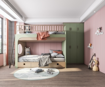 Nordic Style Girl's Room Daughter's Room-ID:637305979