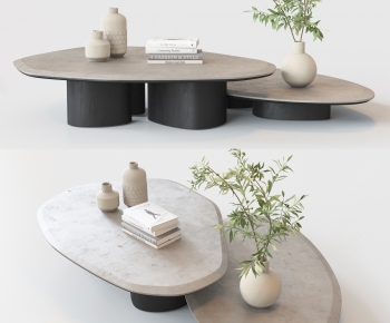 Modern Wabi-sabi Style Coffee Table-ID:376339913