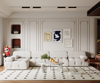 French Style A Living Room-ID:472991945
