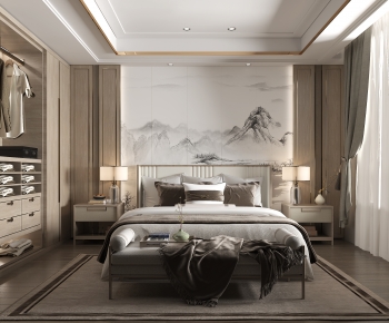 New Chinese Style Bedroom-ID:474172125