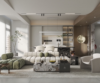 Modern A Living Room-ID:395781048