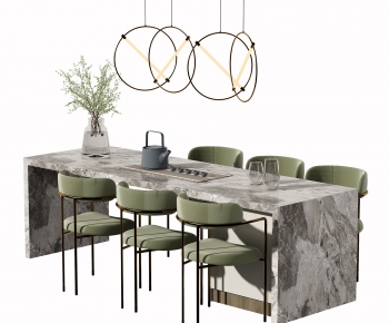 Modern Dining Table And Chairs-ID:963490016