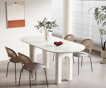 Modern Dining Table And Chairs-ID:982831953