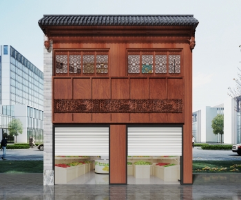 Chinese Style Facade Element-ID:851438055