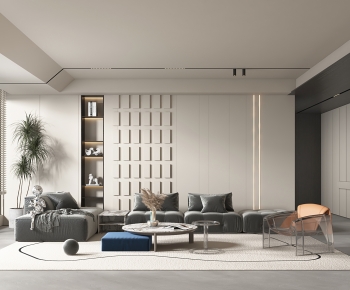 Modern A Living Room-ID:901792057