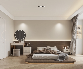 Wabi-sabi Style Bedroom-ID:656090024