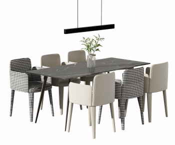 Modern Dining Table And Chairs-ID:706485996