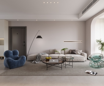Modern A Living Room-ID:555190093