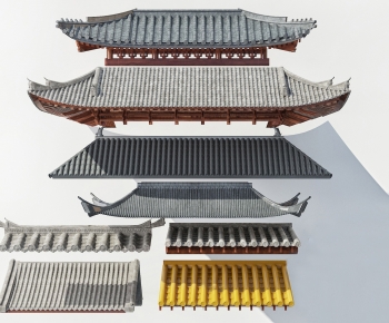 Chinese Style Ancient Architectural Buildings-ID:222153906
