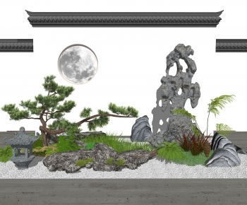 New Chinese Style Courtyard/landscape-ID:387980992
