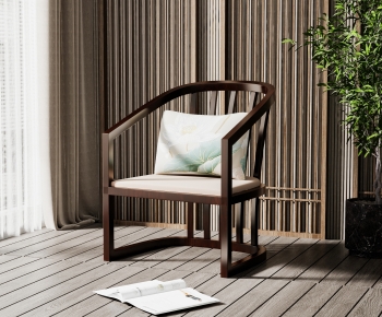 New Chinese Style Lounge Chair-ID:357273105