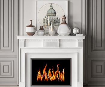 Simple European Style Fireplace-ID:794156075