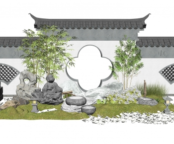New Chinese Style Garden-ID:663824088