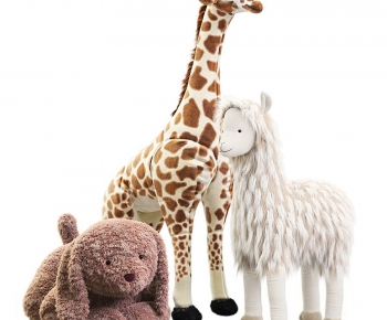 现代儿童毛绒玩具长颈鹿 儿童玩具-ID:910186056