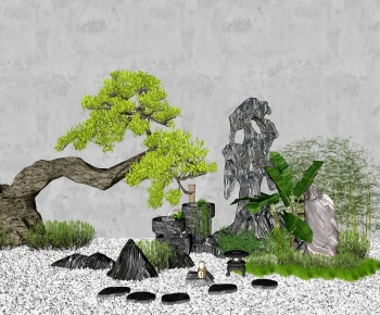 New Chinese Style Garden-ID:527899032