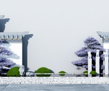 New Chinese Style Garden-ID:480984935
