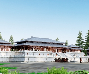 Chinese Style Ancient Architectural Buildings-ID:940593964