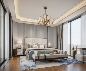 New Chinese Style Bedroom-ID:193443061