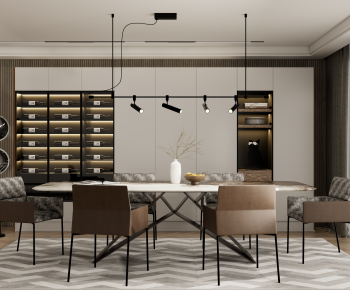 Modern Dining Room-ID:665183078