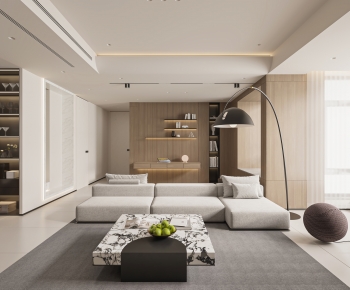 Modern A Living Room-ID:851778036