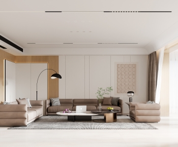 Modern A Living Room-ID:742690687