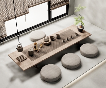Wabi-sabi Style Tea Tables And Chairs-ID:741384987
