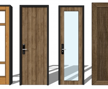 Modern Solid Wood Door-ID:136579999