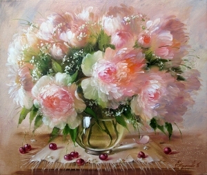 静物花油画-ID:4026763