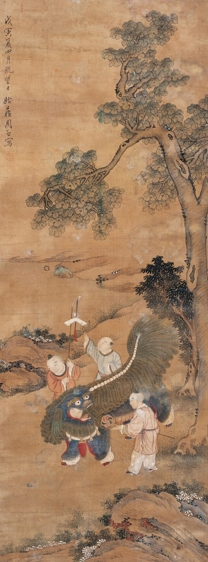 新中式装饰画-ID:4030720