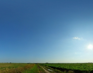 全景天空-蓝天少云-ID:4032747