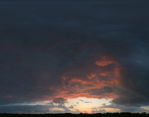 全景天空-日落-ID:817291813