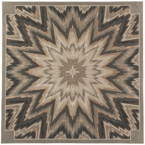 现代抽象几何图案地毯-ID:4000629