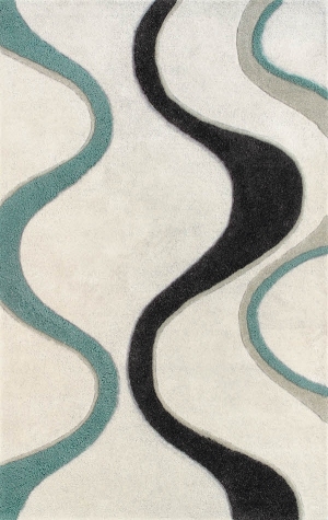 现代抽象几何图案地毯-ID:4000683