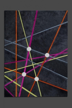 现代抽象几何图案地毯-ID:4000702