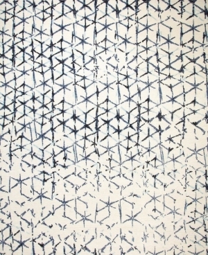 现代风格白色几何图形图案地毯贴图-ID:4000836