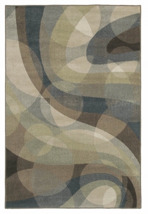 现代抽象几何图案地毯-ID:4000843