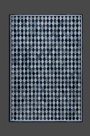 现代抽象几何图案地毯-ID:4001001
