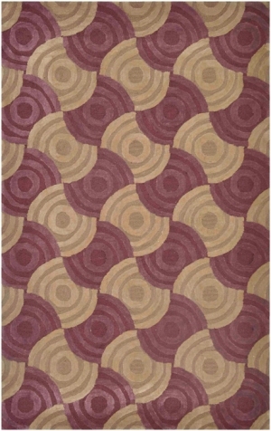 现代抽象几何图案地毯-ID:4001103