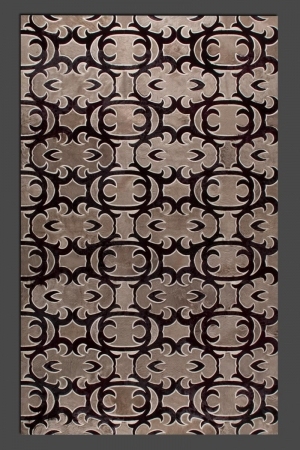 现代抽象几何图案地毯-ID:4001160
