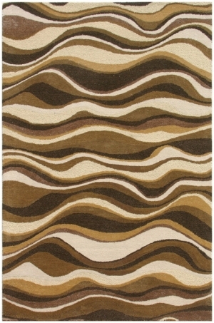 现代抽象几何图案地毯-ID:4001227