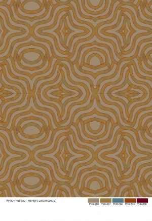 现代抽象几何图案地毯-ID:4001253