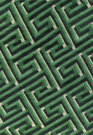 现代抽象几何图案地毯-ID:4001259