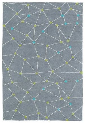 现代风格灰色几何线形地毯贴图-ID:4001303