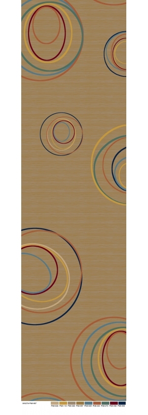 现代抽象几何图案地毯-ID:4001315