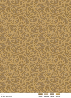 现代抽象几何图案地毯-ID:4001321